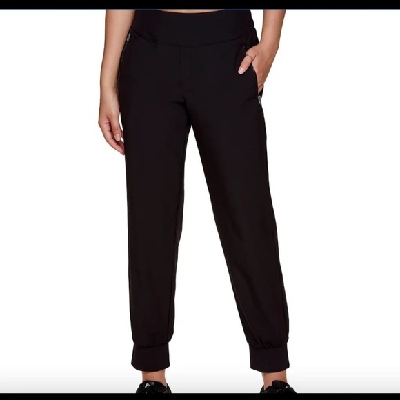 Avalanche Athletic Jogger Pants Black Stretch Elastic Waist WOMEN'S XL - Picture 1 of 13